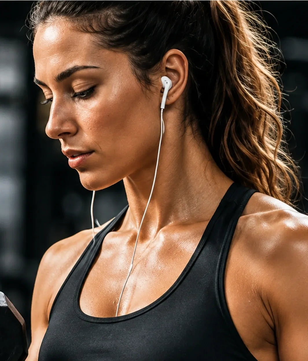 Woman in an active wellness setting, representing women’s strength, recovery and healthy aging.